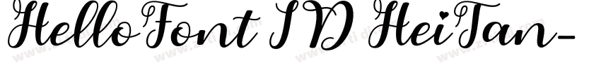 HelloFont ID HeiTan字体转换